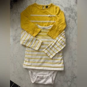 BabyGap. Tops. 2 piece’s bundle. Yellow